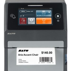 SATO CT4 -LX Series Desktop címkenyomtató